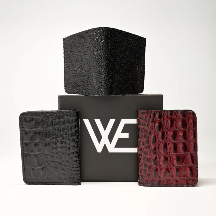Crocodile Pattent Leather Card Wallet CPC01