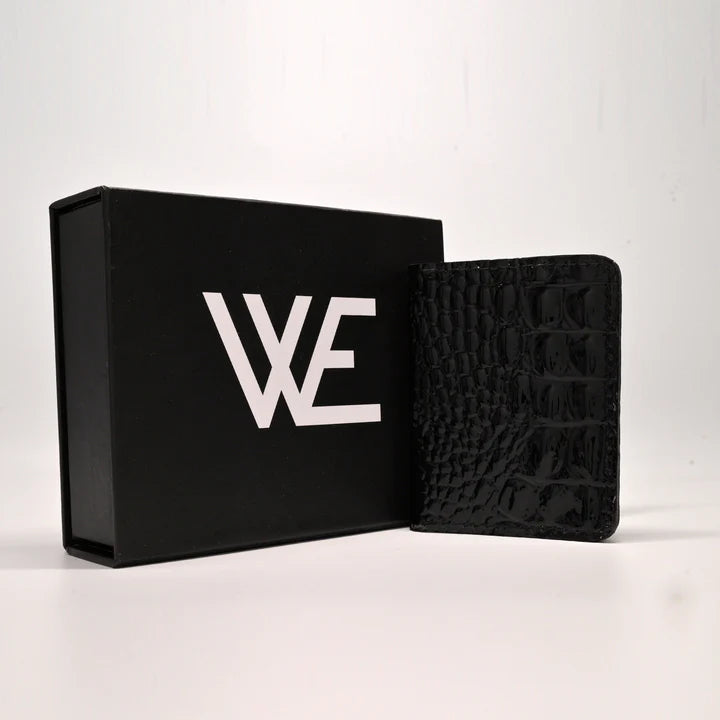 Crocodile Pattent Leather Card Wallet CPC01