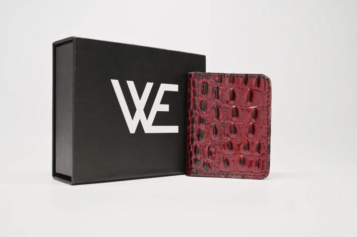 Crocodile Pattent Leather Card Wallet CPC01
